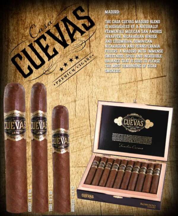 Casa Cuevas Maduro Toro (6x50)