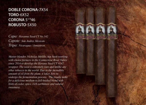 Foundation Cigar Company -Tabernacle Havana Seed CT #142 Double Corona 7x54