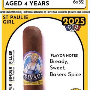 St. Paulie Girl by Chico Rivas (6x52)- (5-Pack Cigars)- Release September 2025