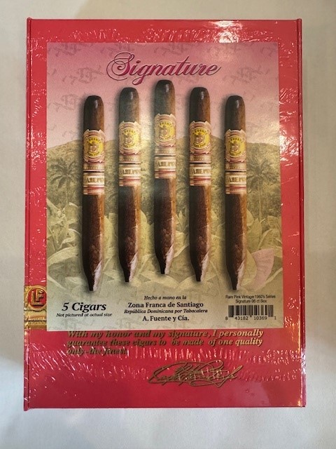Arturo Fuente- Rare Pink Vintage 1960s Series- Signature (Box of 5 Cigars)