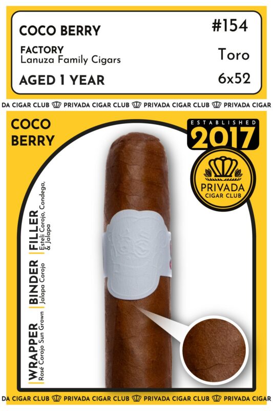 Privada Coco Berry (5-Pack Cigars)- Release October 2026