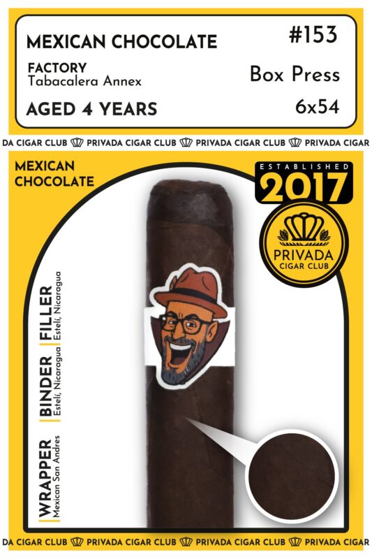 Privada Mexican Chocolate (5-Pack Cigars)- Release October 2026