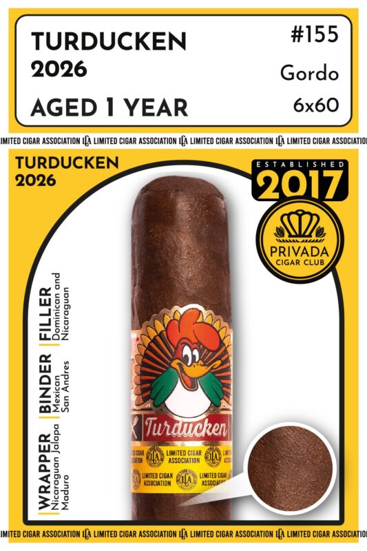Privada Turducken (5-Pack Cigars)- Release November 2026